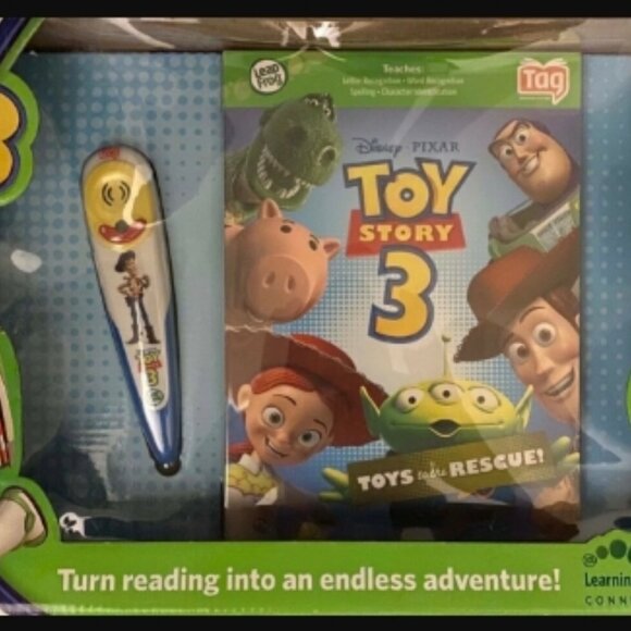 Leapfrog Tag Special Edition Toy Story 3 Reader with Story Book🆕📦⌚🏃🏻💨⚡🚚] - Picture 5 of 8